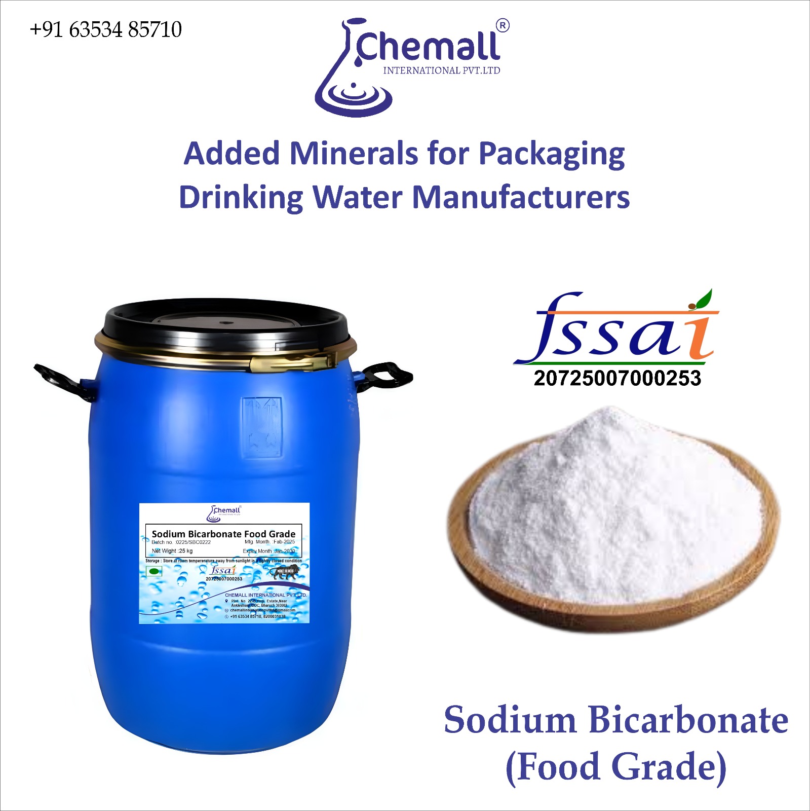 Sodium Bicarbonate Food Grade Manufacturers